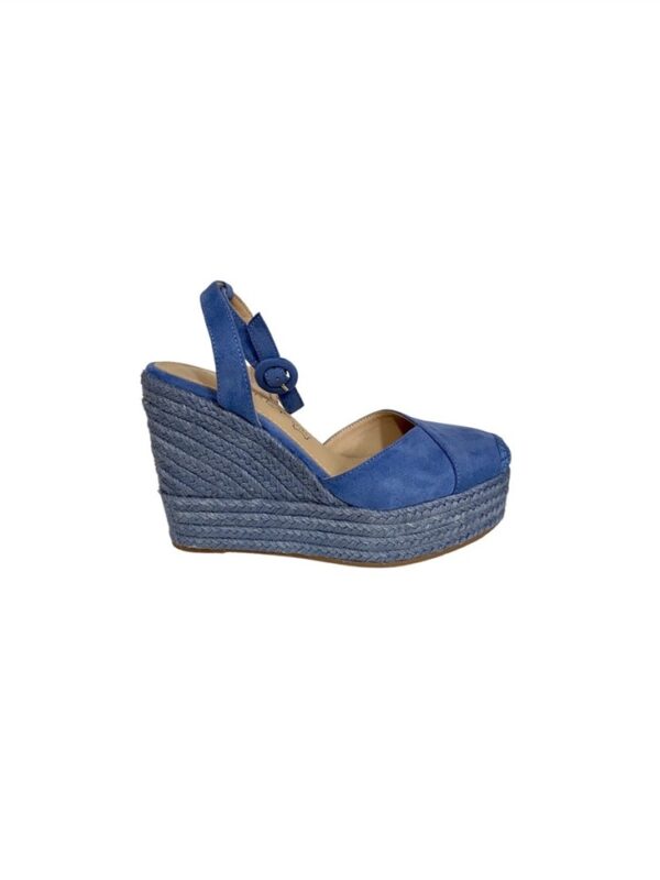 <p>
  Espadrillas in camoscio con zeppa
</p>Azarey