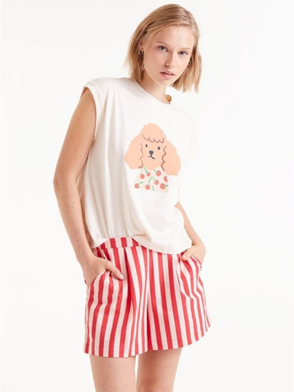 <p>
  T-shirt stampa barboncino
</p>Compania Fantastica