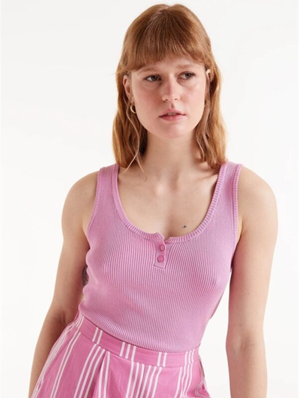 <p>
  Canotta a costine rosa
</p>Compania Fantastica