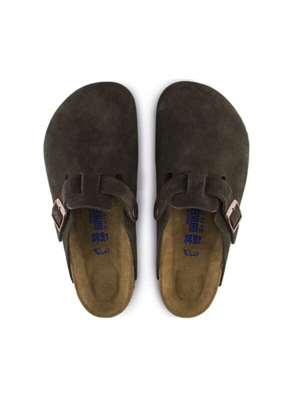 <p>
  Boston SuedeLeather MOCCA - Calzata Stretta 
</p>Birkenstock