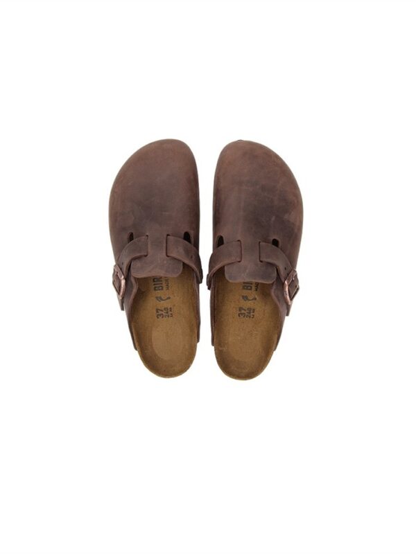 <p>
  Boston Oiled Leather HABANA - Calzata Stretta
</p>Birkenstock