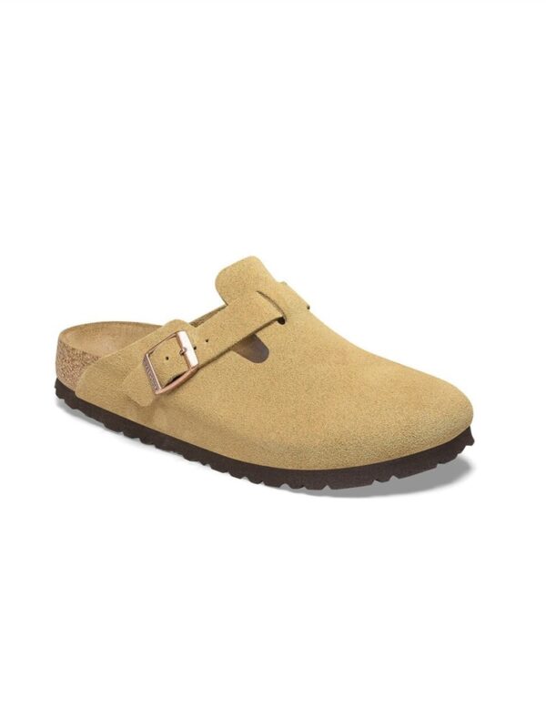 <p>
  Boston SuedeLeather LATTE CREAM - Calzata Stretta 
</p>Birkenstock