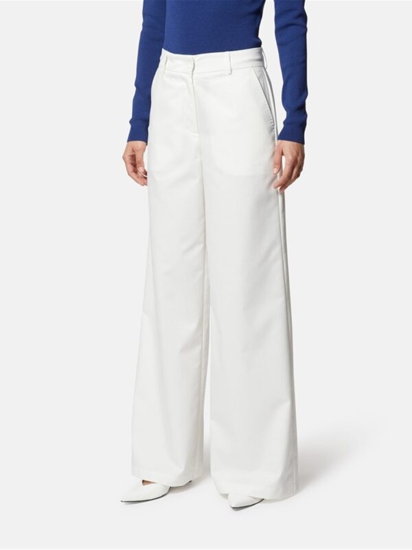 <p>
  Pantalone palazzo vita media con cuciture sartoriali
</p>Silvian Heach