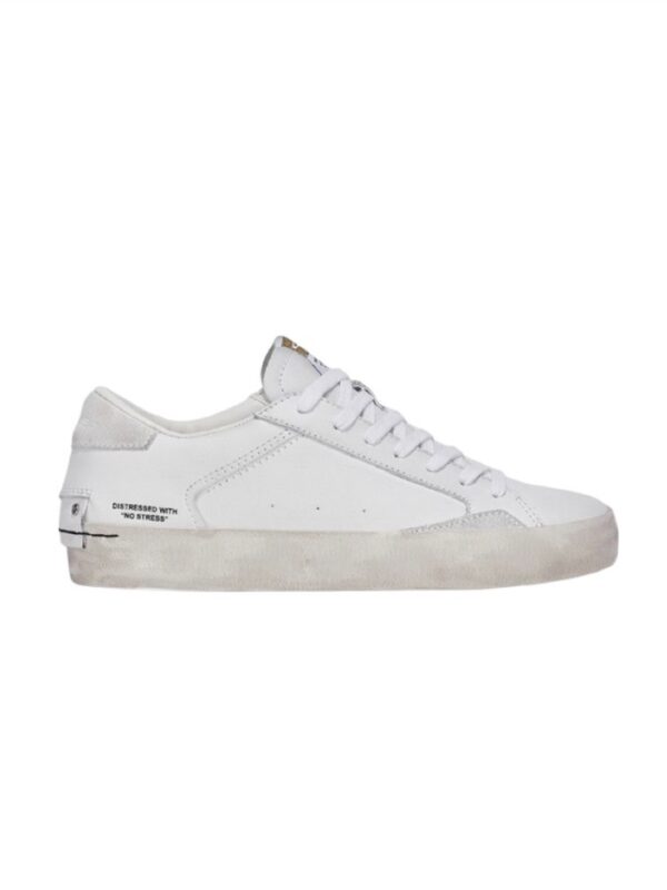 <p>
  DISTRESSED - WHITE
</p>Crime London