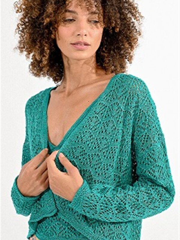 <p>
  Cardigan all'uncinetto
</p>Molly Bracken