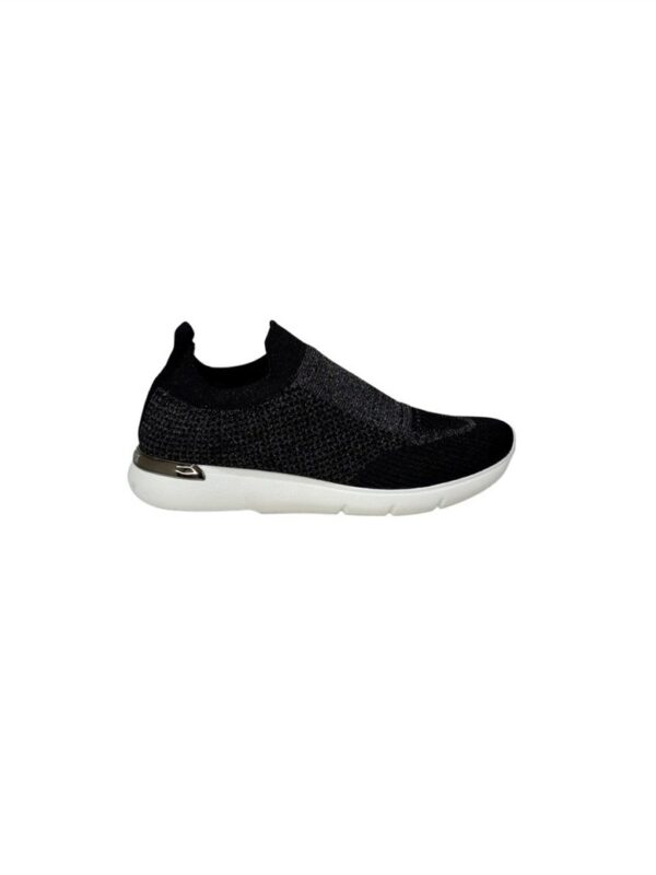 <p>
  Sneakers in tessuto elasticizzato lurex
</p>Uma Parker