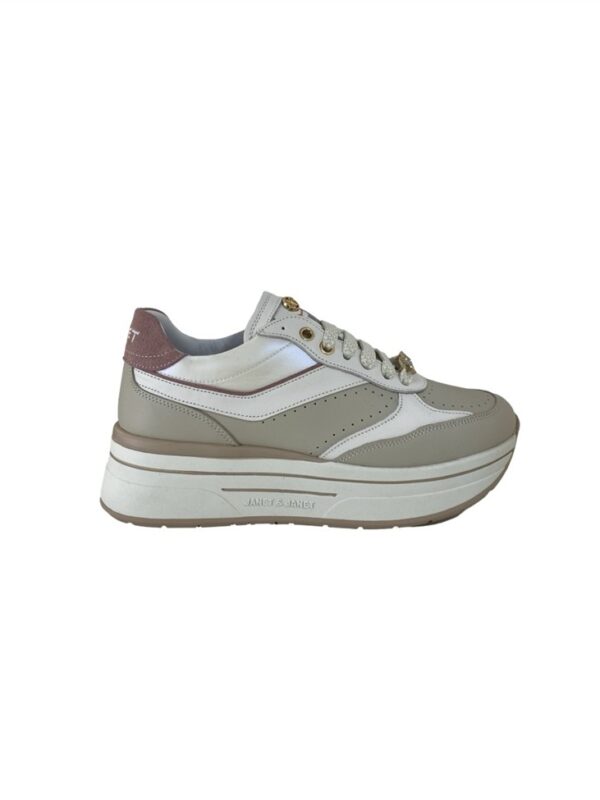 <p>
  Sneakers con zeppa di 6 cm LATTE-PINK
</p>Janet & Janet