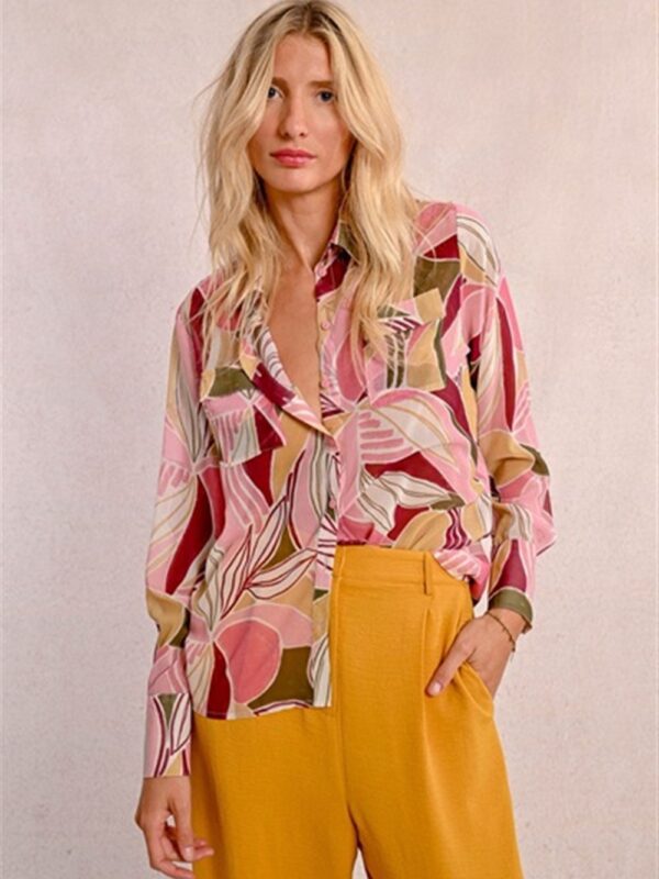<p>
  Camicia a fantasia con tasche frontali
</p>Molly Bracken