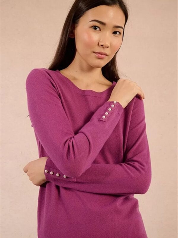 <p>
  Maglioncino basic con perline DARK PURPLE
</p>Molly Bracken