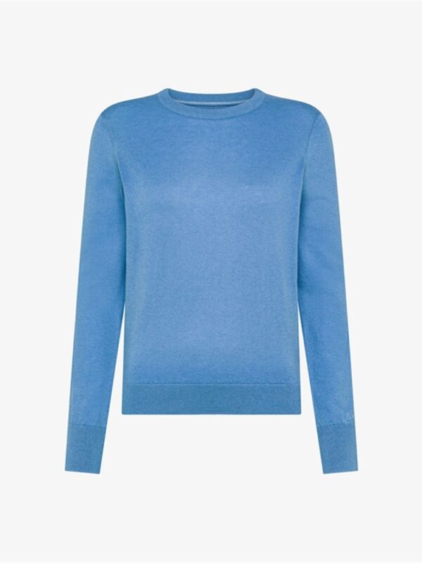 <p>
  Maglioncino girocollo in lana e cotone SKY BLUE 
</p>Sun 68