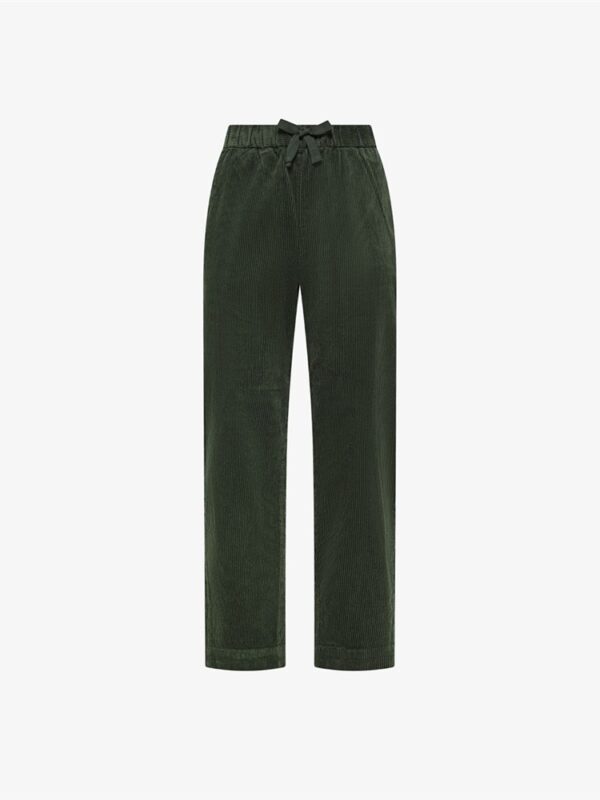 <p>
  Pantaloni in velluto con coulisse MILITARE SCURO
</p>Sun 68