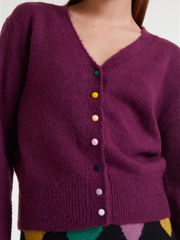 <p>
  Cardigan con bottoni colorati
</p>Compania Fantastica