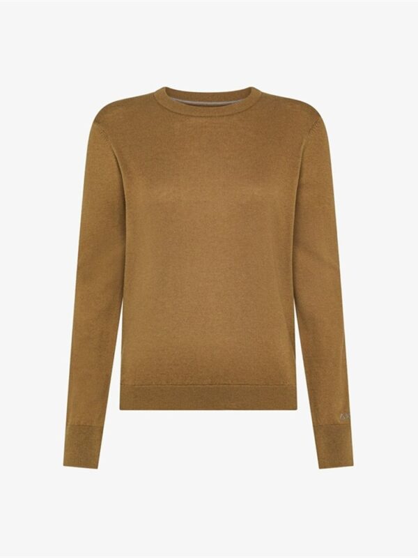 <p>
  Maglioncino girocollo in lana e cotone DESERTO 
</p>Sun 68