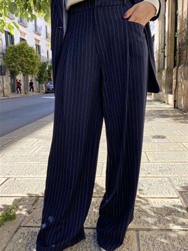 <p>
  Pantalone a palazzo gessato
</p>H2o