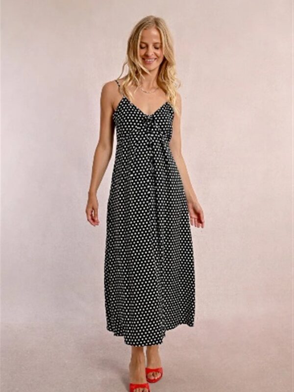 <p>
  Abito lungo a pois
</p>Molly Bracken