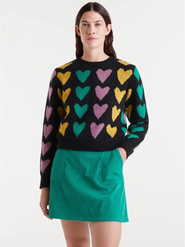 <p>
  Maglioncino stampa cuori multicolor
</p>Compania Fantastica