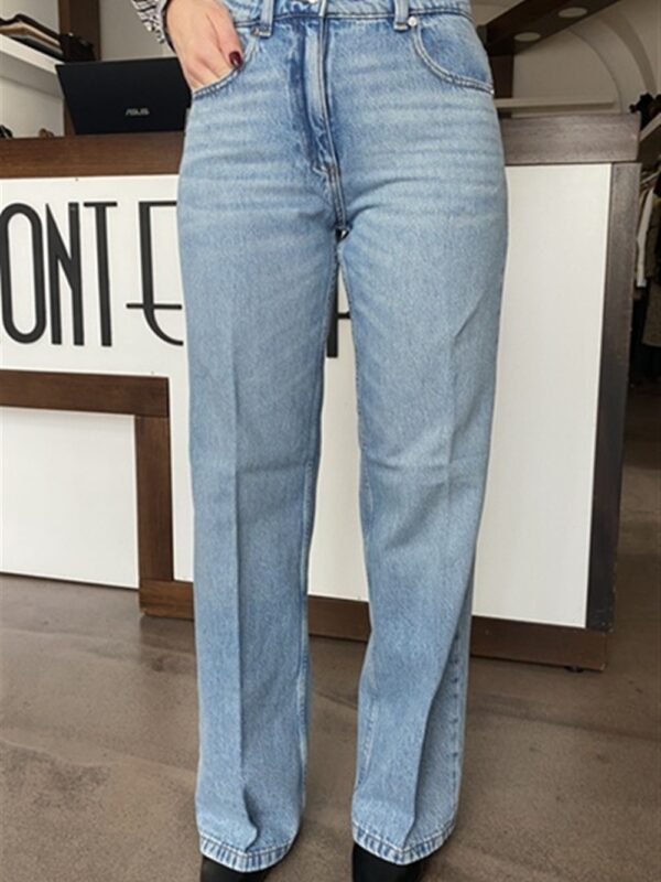 <p>
  Jeans gamba dritta DENIM BLUE LIGHT
</p>Silvian Heach