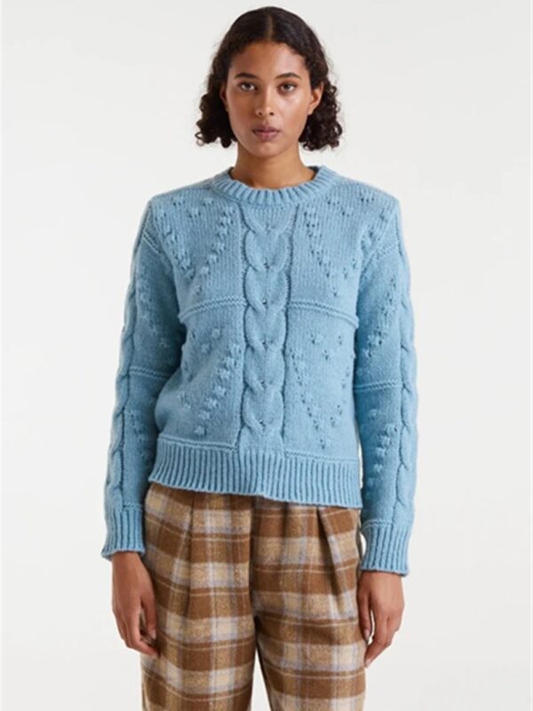 <p>
  Maglioncino con motivo treccia
</p>Compania Fantastica