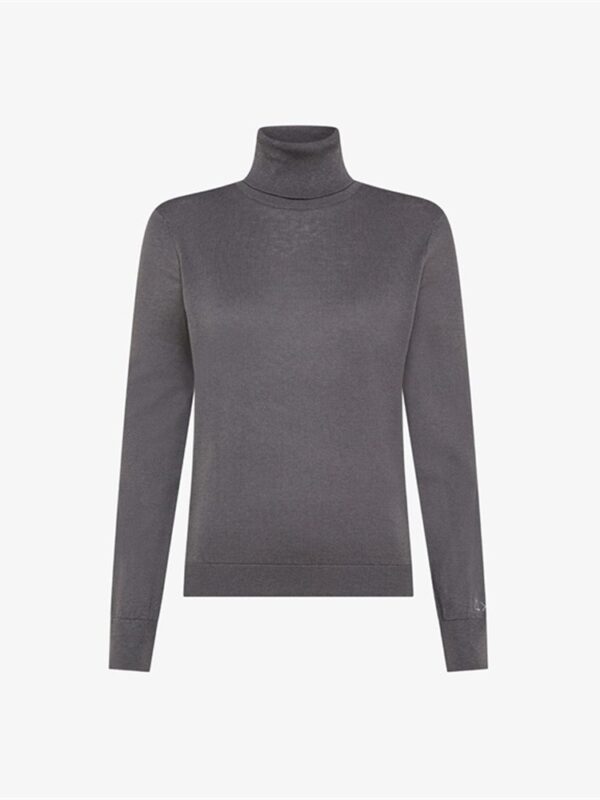 <p>
  Dolcevita in lana e cotone GRIGIO SCURO 
</p>Sun 68