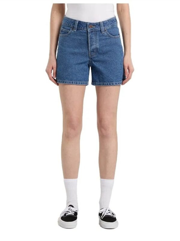 <p>
  Shorts 984 5 INCH HIGH WAIST JEAN SHORTS W CLASSIC BLUE
</p>Dickies