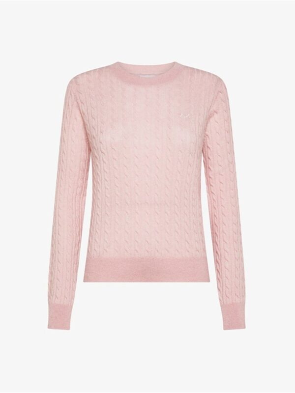 <p>
Maglioncino in lana e cashmere a trecce ROSA
</p>
<p>
</p>Sun 68