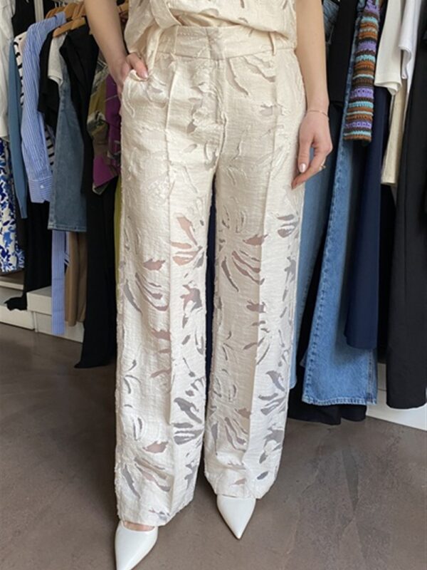 <p>
Pantalone gamba dritta in pizzo
</p>Tolérance Couture