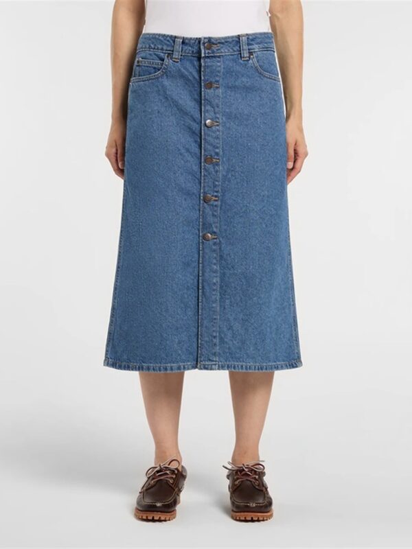 <p>
  Gonna midi MIDI DENIM SKIRT W CLASSIC BLUE
</p>Dickies