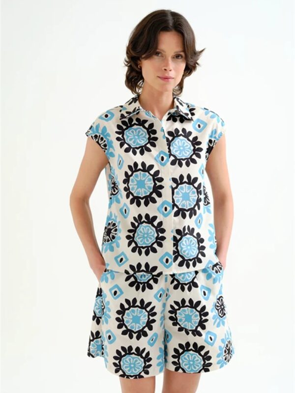 <p>
  Camicia stampata in cotone
</p>Compania Fantastica