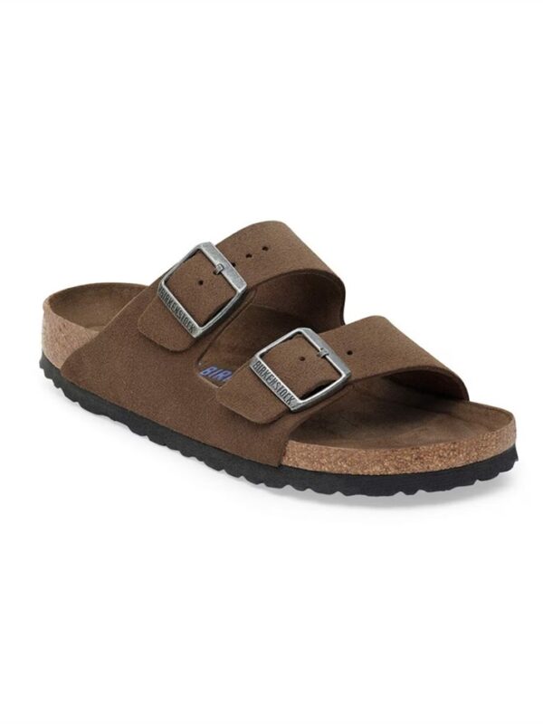 <p>
Arizona suede leather DARK TEA - Calzata Stretta
</p>Birkenstock