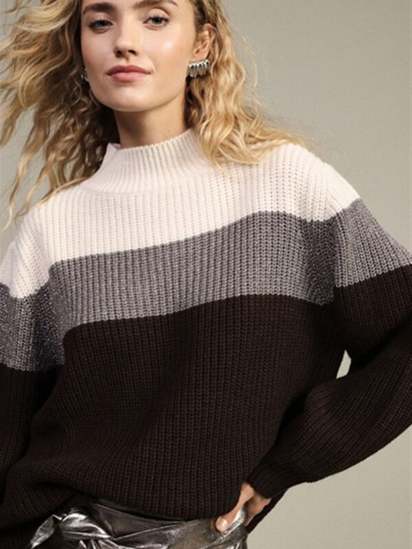 <p>
Maglione a scatola con fascia in lurex
</p>Dixie