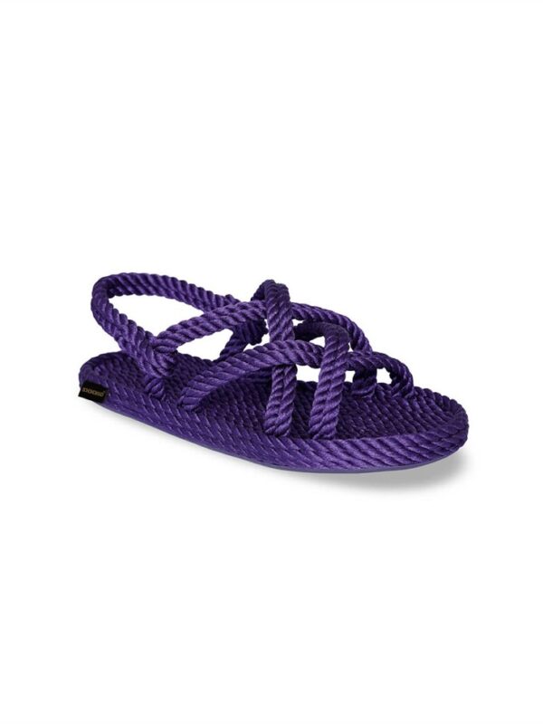 <p>
  Sandalo con fasce in corda intrecciate
</p>Bohonomad