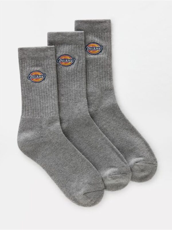 <p>
  Calzini unisex VALLEY GROVE SOCKS GREY MELANGE 3 paia
</p>Dickies