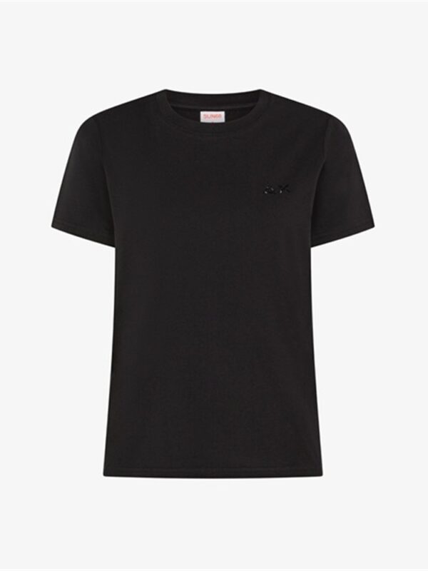 <p>
  NERO - T-shirt in jersey di cotone
</p>Sun 68